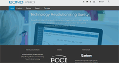 Desktop Screenshot of bond-pro.com